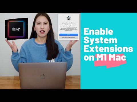 enable System Extension on M1 Mac