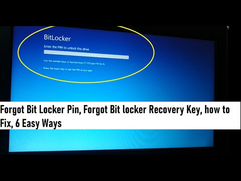 Forgot BitLocker recovery key, how to Fix, 6 Easy Ways