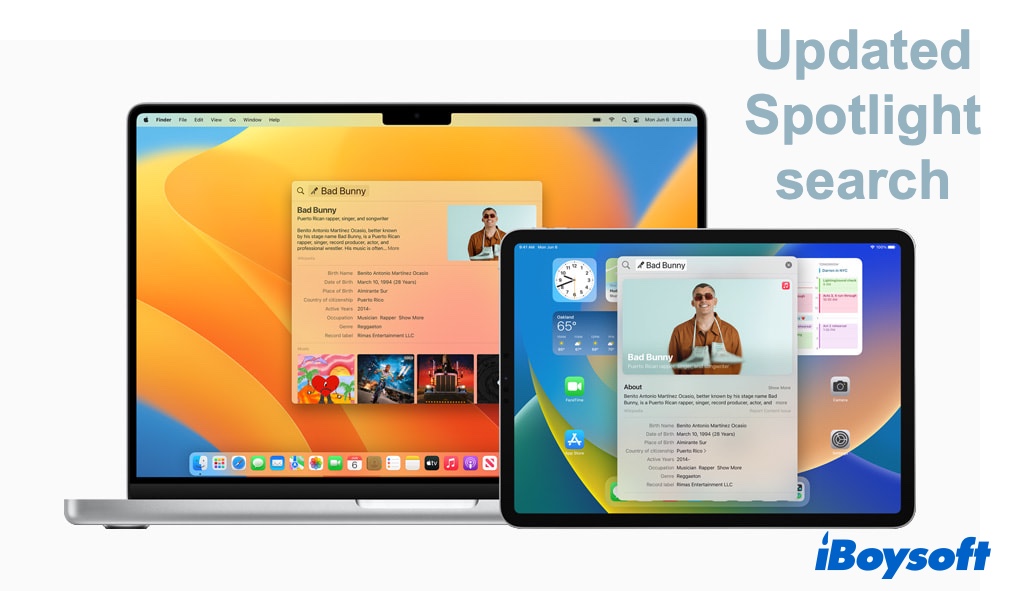 macOS 13 Venturaの更新されたスポットライト検索