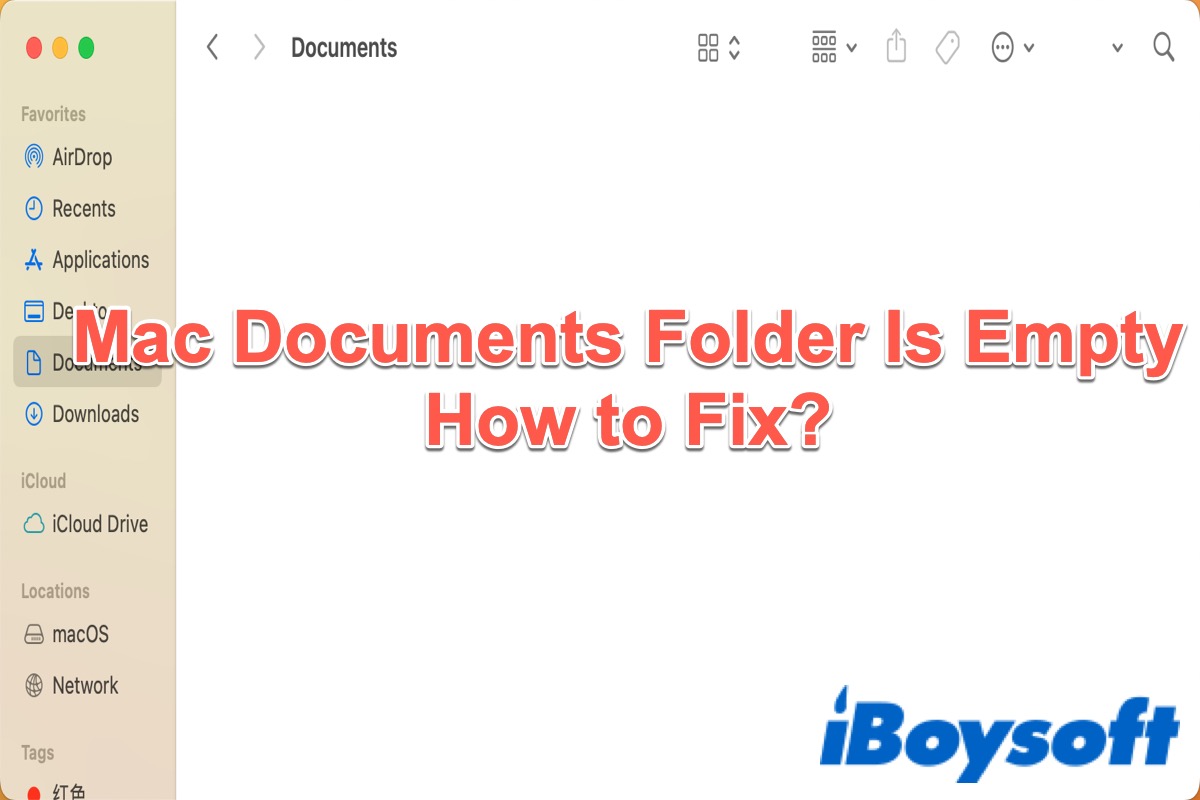 How to Fix Mac Documents Folder Is Empty