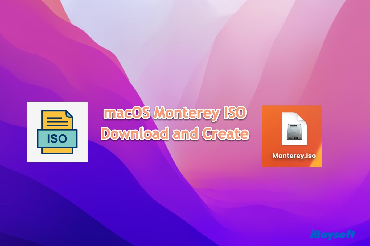 macOS Monterey ISO file