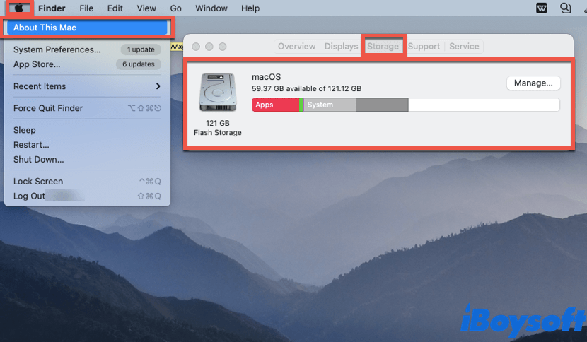check if your Mac has enough free disk space for the Ventura installation