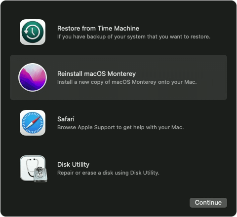 macOS ベンチュラをモンテレーにダウングレードする方法