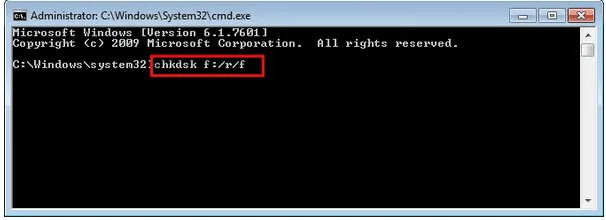 Run CHKDSK to check and repair your damaged SD card