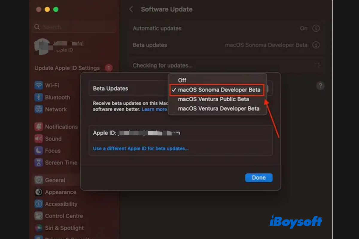 cómo instalar el beta de macOS Sonoma en Mac